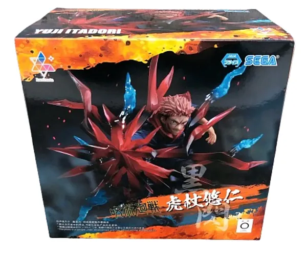 JUJUTSU KAISEN LUMINASTA PVC STATUE YUJI ITADORI BLACK FLASH 16 CM